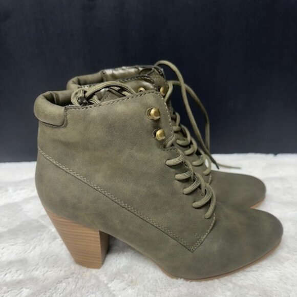 Andiano Chunky Heeled Boots Woman's Size 7.5 - Picture 1 of 12